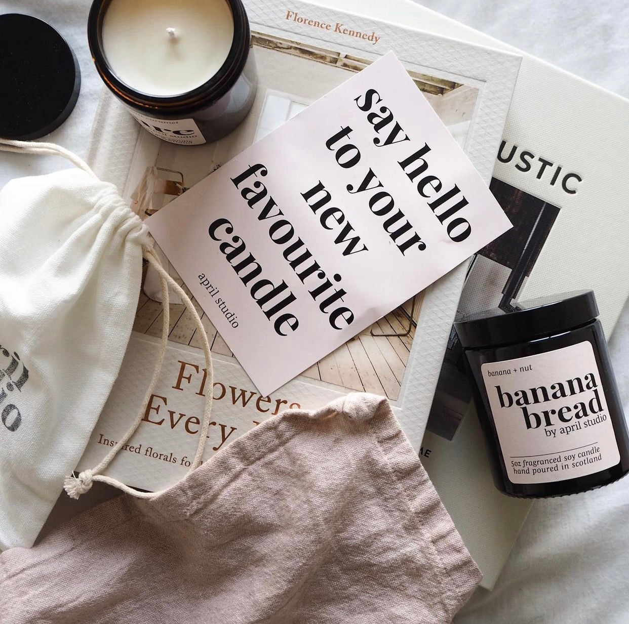 banana bread scented soy jar container candle